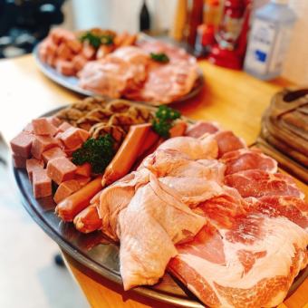 [Bring your own BBQ course] Customers bring their own ingredients! 2.5 hours on weekdays + all-you-can-drink included! → 4,200 yen