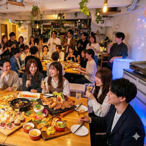 Welcome and farewell party in Shibuya