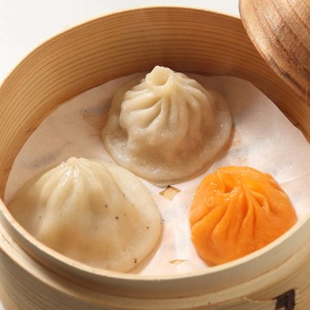 小籠包3種食べ比べ
