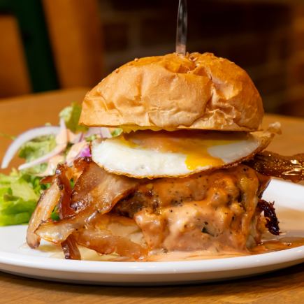 [Takeout] Honey bacon and egg burger 1,600 yen!