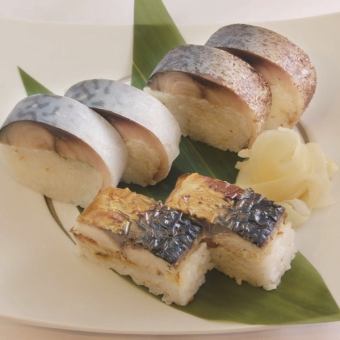 寿司の盛り合わせ（3種各2カン）