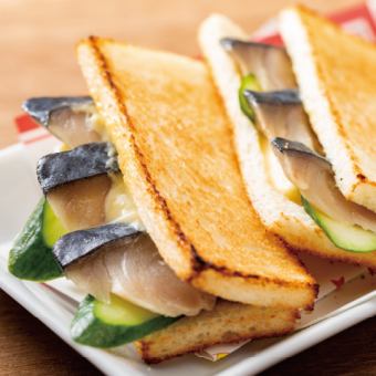 Shimesaba sandwich