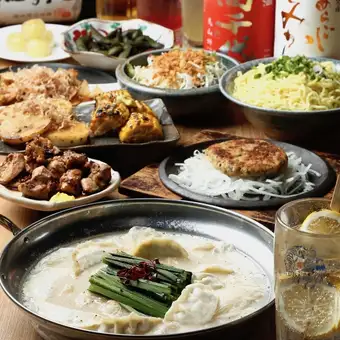 《平日16:00-18:00限定》【早特コース】2H飲み放題付き 9品 3500円(税込)