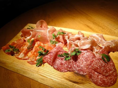 Assorted charcuterie