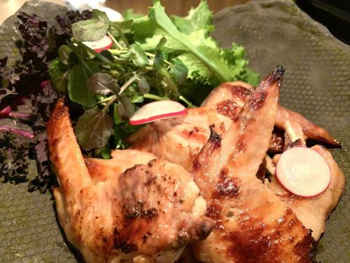Grilled Kochi Chicken Wings with Yuzu Pepper