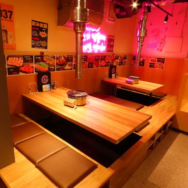 In addition to table seats, our shop has tatami mat seats that are easy to use for a large number of people!Especially popular with families with children! Because the seats are spacious, the whole family can enjoy yakiniku without worrying about others.