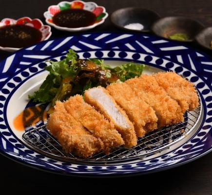 【3小時暢飲】特大份炸豬排套餐（含保壽豬肉和紀州鴨）【人氣之選】