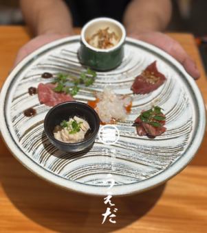  二月からスタート【カウンター限定】和牛とイタリアンの極みコース 16000円（税込）