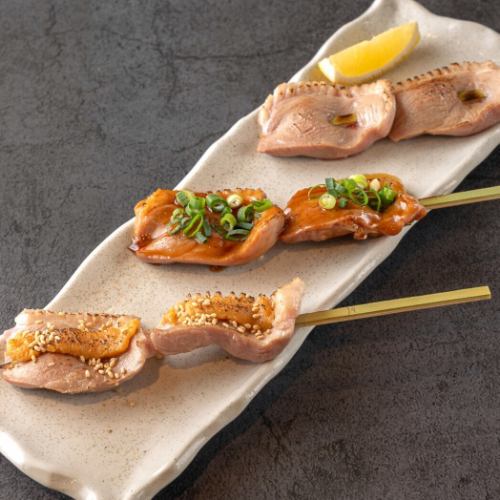 合鴨串焼き(塩・味噌・たれ)
