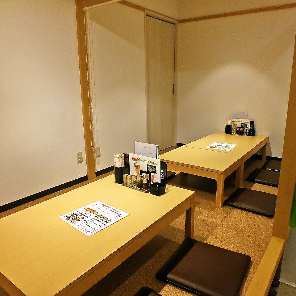 Semi-private tatami rooms available.It's safe to bring children with you ♪ You can enjoy it at your own pace!