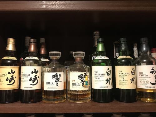 We also stock whiskey which is difficult to obtain.