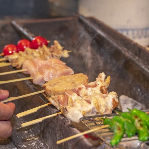 Yakitori with the original flavor of chicken!