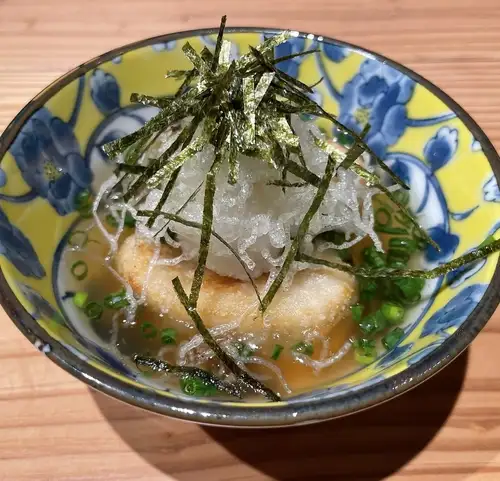 里芋饅頭のゆず餡掛け