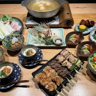 Seasonal all-you-can-drink course!! Mizutaki course