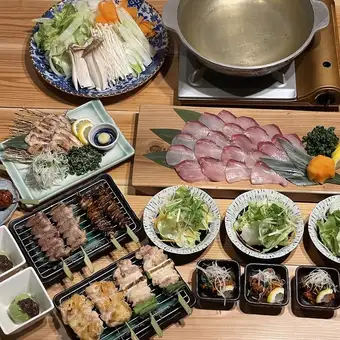 Yellowtail shabu-shabu all-you-can-drink course ◆ 7000 yen (tax included)