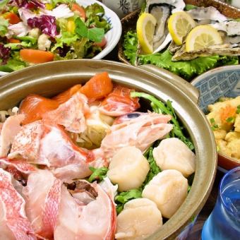 [Kinki Nabe Course★! 120 minutes all-you-can-drink 6-dish course 4500 yen]