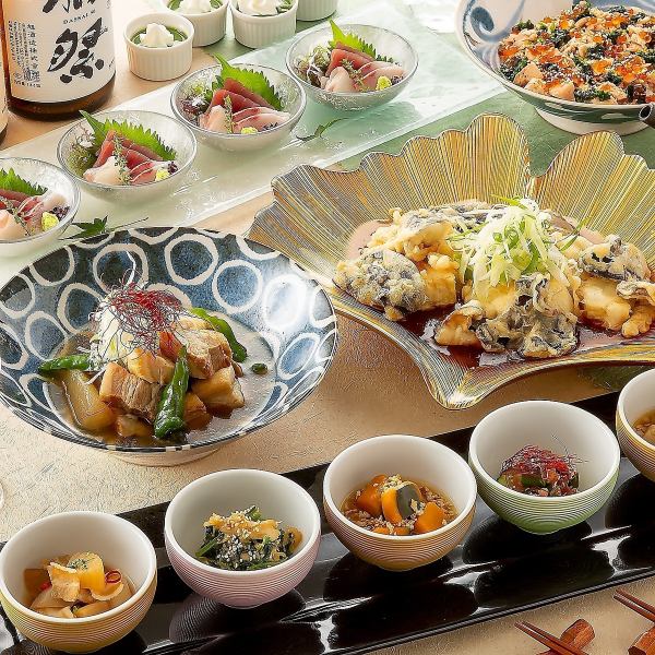 《Early Bird / Late Bird Course》20% OFF!! [Miyabi Course] 6 dishes with 2 hours all-you-can-drink 4,400 yen ⇒ 3,520 yen (tax included)