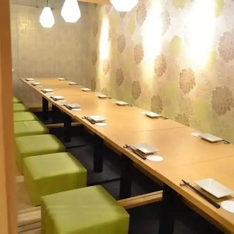 大小様々な個室をご用意。各種ご宴会は当店にお任せください◎