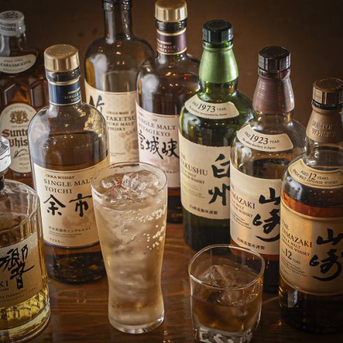 種類豊富なドリンクで乾杯