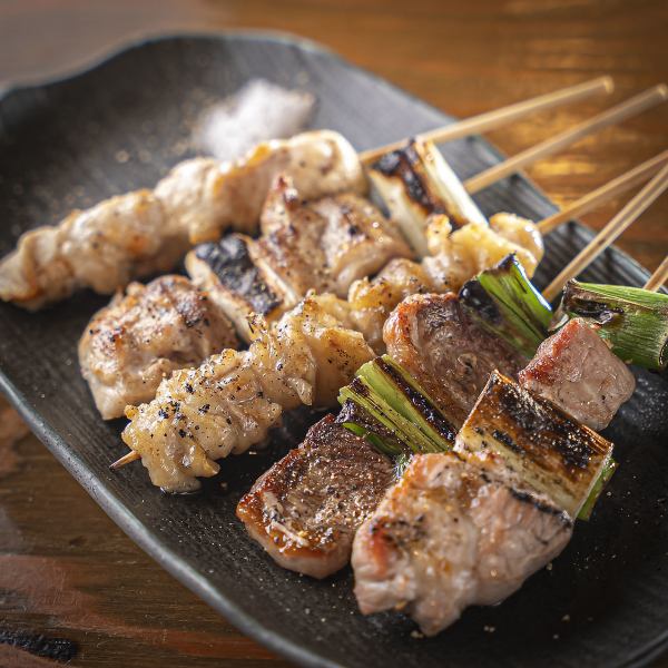 【外カリ中ジューシー】備長炭焼きで食す「ねぎま」　385円(税込)
