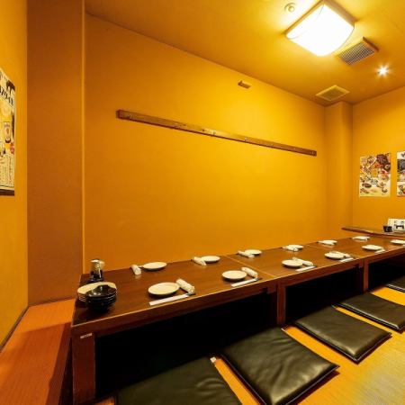 [Private room for up to 10 people] Please come back from work ♪ For a little tiredness party or department drinking party ◎ Connect private rooms to a small banquet hall ♪ All-you-can-drink course 3000 yen ~! If you have a request in advance Please feel free to contact us.
