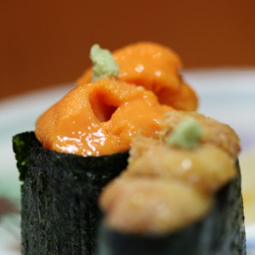 [Sea urchin sushi]