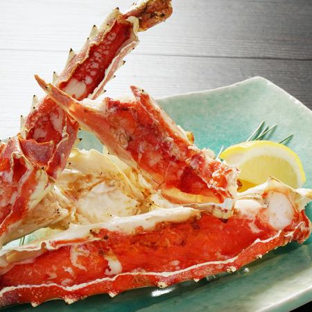 [Charcoal-grilled red king crab]