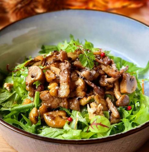 ☆
ディナーのおすすめ🌃🍴
"パンチェッタと色々キノコ
  クルミのサラダ🥗"
パンチェッタ=豚バラ肉🐖
水分が抜けて旨味が凝縮したパンチェッタと
シメジ、エリンギ、マッシュルームと
クルミをバルサミコで軽くソテー👨🍳
温かいままサラダの上に乗せて
軽いホットサラダ風として提供します😋
仕上げに
軽くローストしたクルミを飾り
トリュフオイルを少々🍄
最近一気に寒くなりましたが
秋を感じるサラダです🍁
皆様の御来店
お待ちしております🙇
------------------------------
提携駐車場、店舗駐車場はありません
近隣のコインパーキングを
御利用ください🅿️
御予約、オードブル、ランチ会、貸切
各種お問い合わせ
プロフィールリンクより
DM、お電話で遠慮なくどうぞ😊
@dining.coco 
--------‐‐-------------------
#ディナーのおすすめ
#パンチェッタ
#兵庫県
#加古川
#加古川ランチ  #加古川ディナー
#加古川女子会  #加古川飲み会
#加古川ランチ会 #加古川貸切
#加古川駅 #加古川昼飲み
#加古川イタリアン
#加古川ピザ 
#加古川パスタ
#加古川生パスタ
#淡路麺業
#加古川ピッツェリア
#加古川チーズフォンデュ
#加古川デザートプレート
#加古川サプライズ
#加古川隠れ家
#CoCo
#ピッツェリアココ