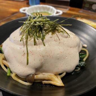 めんたいクリームパスタ