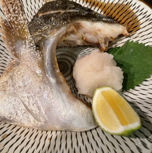 鮮魚のかま塩焼き