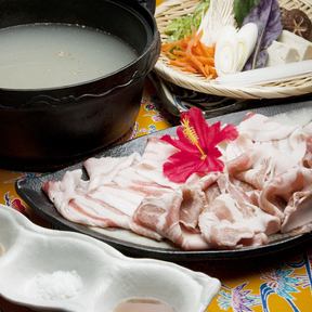 Agu island pork shabu-shabu