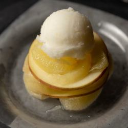 Dessert: Seasonal fruits and sorbet