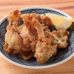 鶏皮唐揚げ