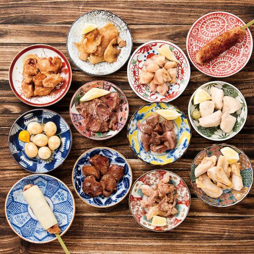 こだわりの焼き鳥を！◆当店では串に刺さない小皿でご提供しております♪