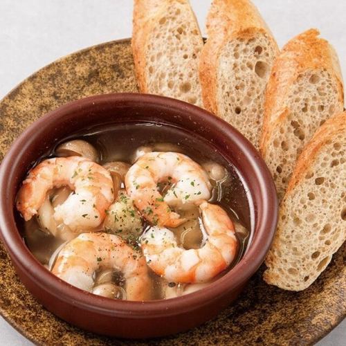 Shrimp and mushroom ahijo