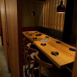 There is only one semi-private seating available for a maximum of 10 people.