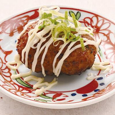 Teriyaki chicken meatballs with white truffle aroma