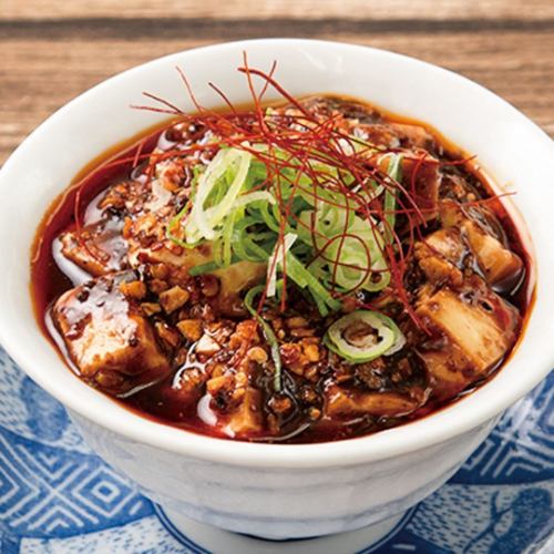 Deliciously spicy! Minced chicken mapo tofu