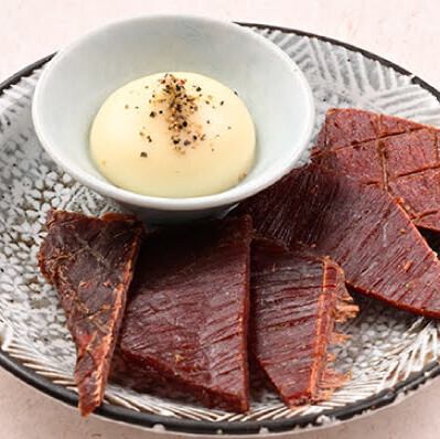 Beef jerky platter