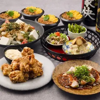 8/1(土)～開始★月～木曜限定！【A ちょい飲み宴会コース】〈8品〉4,000円(税込)