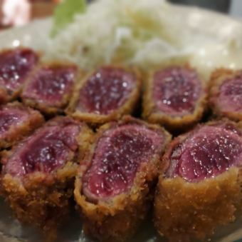 牛サガリのレア牛カツ