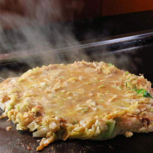 もんじゃ焼き始めました！