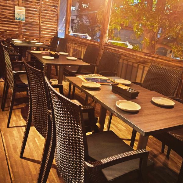 大人気のテラス席！