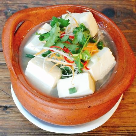 Gaeng Ju Tao Fu (tofu and vermicelli soup)