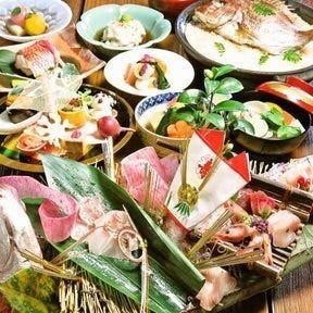 【お料理のみ】新鮮野菜や旬魚を使ったこだわりの逸品全8品「季節の会席 スタンダードコース」