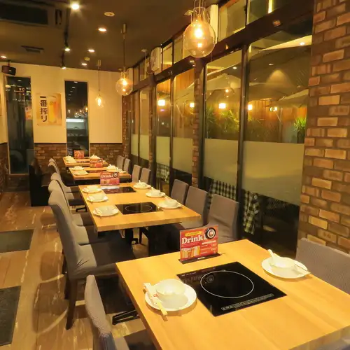 店内は20名様までOK! しゃぶしゃぶ/食べ放題/飲み放題/テラス/宴会/貸切/ランチ/記念日/女子会/三宮/肉