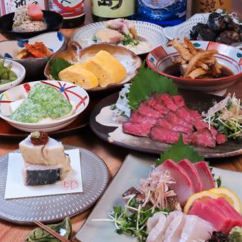 [Recommended for banquets] 7,500 yen course with 8 dishes + 2.5 hours of all-you-can-drink including Kirin Ichiban Shibori