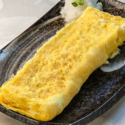 Freshly baked thick roasted egg with cheese