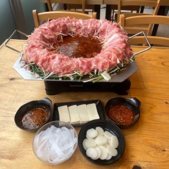★島民割【牛王鍋セット】≪和牛A5三角バラなど全6品を堪能≫4980円(税込)飲み放題付にも◎