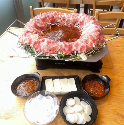 【島民割】牛王鍋≪宮古牛＆和牛A5三角バラ≫